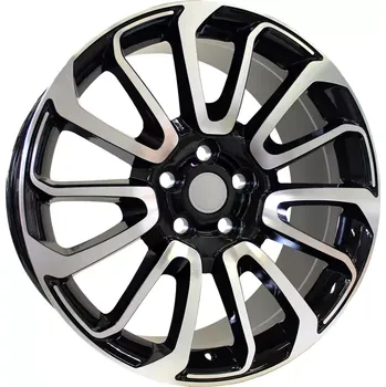 Alu kolo Alu kola Racing Line BY959, 21x9.5 5x120 ET49, černá + leštění (zátěžová) vhodné pro Land Rover Discovery 5, Land Rover Range Rover (do 2022), Land Rover Range Rover Sport (do 2022)