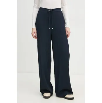 Dámské kalhoty Kalhoty Joseph Ribkoff dámské, tmavomodrá barva, široké, high waist, 251293 59X, vel. 44