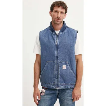 Dámská vesta Bavlněná vesta Levi's A8580 modrá 55X, vel. S