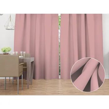 ubrus Dekorační závěs Rongo RG-074 Starorůžový 140x140 cm