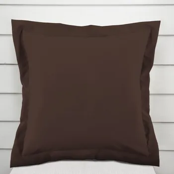 Povlak na polštářek Dekorační povlak na polštář s lemem Rongo RG-042 Hnědý 50 x 50 cm