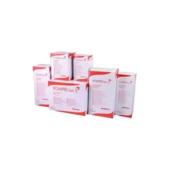 Kompres z gázy sterilní KOMPRI lux S 7,5x7,5 cm ZAR 2ksx50ks