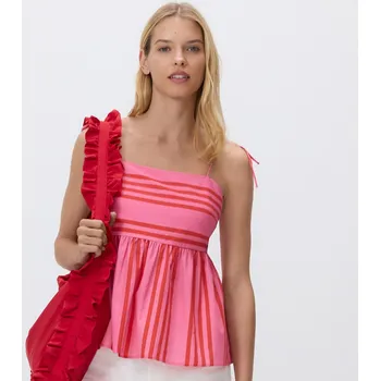 Dámské tričko Reserved - Halenka s proužky - vícebarevná - 566HV-MLC - 566HV-MLC-XS