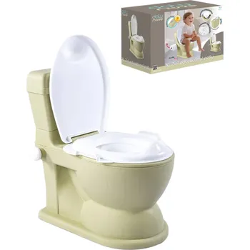 Nočník DOLU Dětská toaleta XL baby WC světle zelená na baterie Světlo Zvuk | 96862