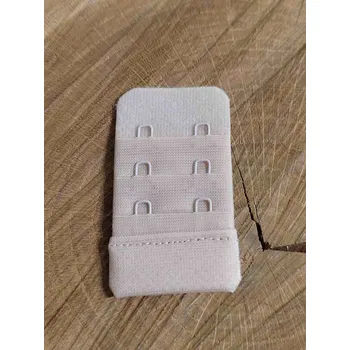 Textilie Prodloužení obvodu podprsenky bez pruženky šíře 35 mm dvouřadé barva tělová