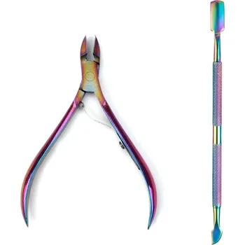 Profesionální manikúrnía sada se zatlačovačem kůžičky | sada na manikúru, kleštičky na nehty - 15