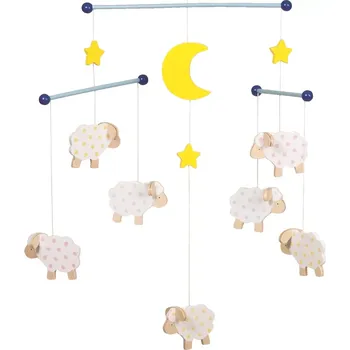 Dřevěná hračka Goki dřevěný závěsný Ovečky