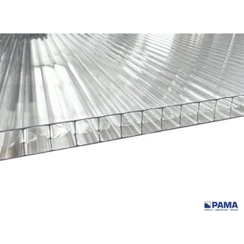 Průsvitná krytina Stabilit Suisse Komůrkový polykarbonát rovný 3WQ, 10mm, čirá, s 2UV