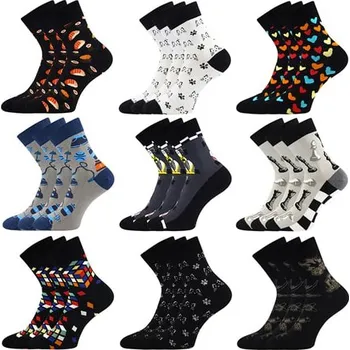 Pánské ponožky Barevné ponožky LONKA DEVIVE berušky 35-38 (23-25)