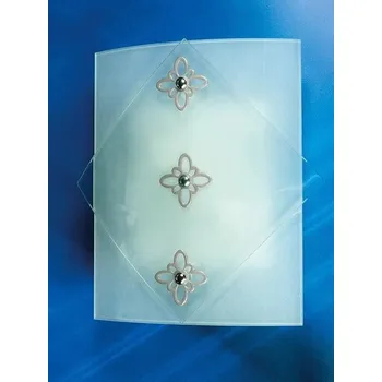 Stropní svítidlo Candelux Donna 2X40W E27 stříbrné