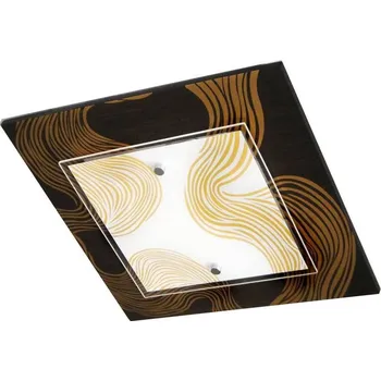 Stropní svítidlo Morena Plafon 2X60W E27 40X40X8 černá