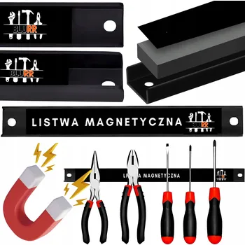 Stojan na nože MAGNETICKÁ LIŠTA DO DÍLNY NA NÁŘADÍ, SILNÁ, DÉLKA 20 cm