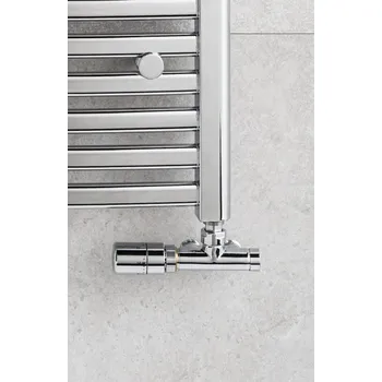 Radiátor P.M.H. Ventil PMH One EK jednobodový, pravý, Chrom