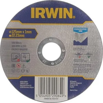 Řezný kotouč Kotouč řezný na kov a nerez 125x1 - PRO PERFORMANCE IRWIN