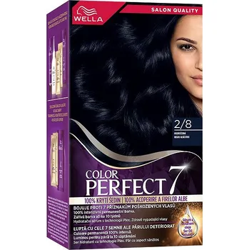 Barva na vlasy WELLA Color Perfect 2/8 Modročerná 135 ml