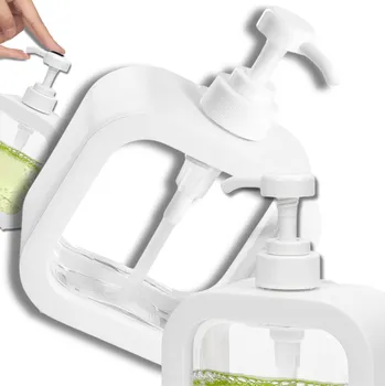 Dávkovač mýdla Ruční dávkovač mýdla Edibazzar 500 ml, volně stojící, bílý