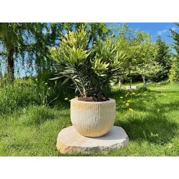 Zahradní dekorace ZahradniDekorace zahradní vázy - Květináč pemrlovaný velký, výška 21cm, 11kg