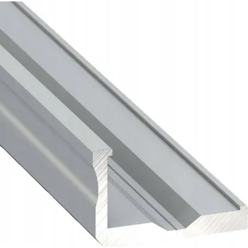 LED osvětlení Přisazený profil Lumines typ F stříbrný eloxovaný hliník ALU 1m