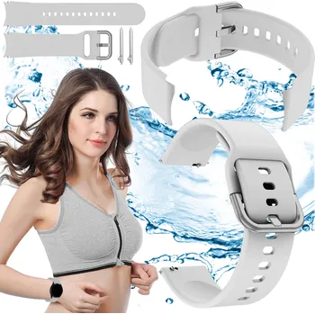 Řemínek na hodinky Řemínek ChronSmarta pro Garmin 20mm, bílý