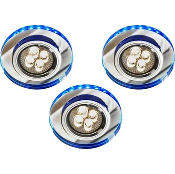Stropní světlo + modrá LED sada 3 ks SS-23