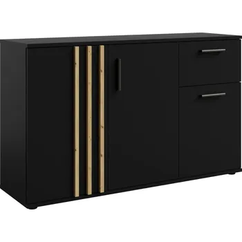 Komoda Tempo Kondela Tullin 2 (černá + dub artisan)