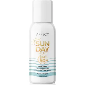 Přípravek na opalování Affect Sun Day hydratační ochranná mlha na obličej SPF 50 75 ml