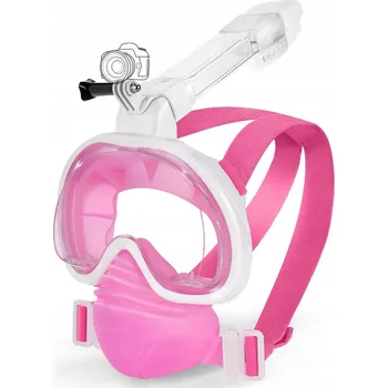 Potápěčské vybavení Dětská potápěčská Potápěčské Brýle se šnorchlem IMMEK TFO-01 růžová