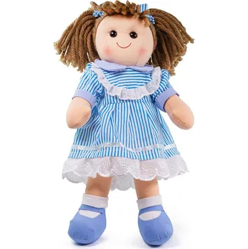 Panenka Bigjigs Toys Látková panenka Amelia 38 cm