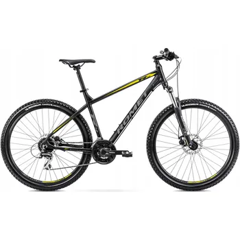 Horské kolo Horské kolo MTB Romet RAMBLER R7.2 21" XL černo-šedo-žluté, kola 27,5"
