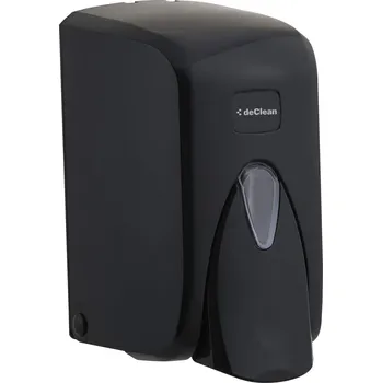 Dávkovač mýdla Ruční nástěnný dávkovač mýdla deClean 500 ml černý