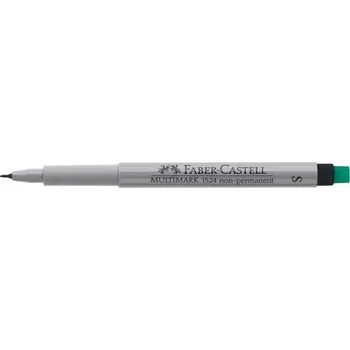 Smazatelný fix černý Faber-Castell 1 ks