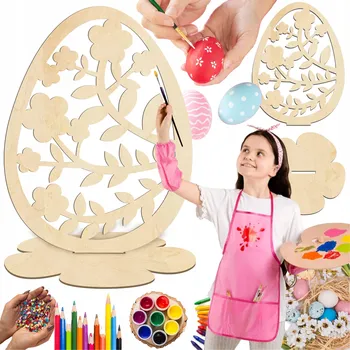 Obraz Vajíčko Velikonoční dřevěné Kraslice k malování a zdobení pro DĚTI