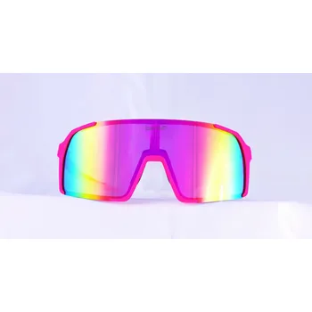 cyklistické brýle be-AM LIFE JUNIOR 057DPIN/RP Sluneční sportovní brýle - tmavě růžová/rose pink