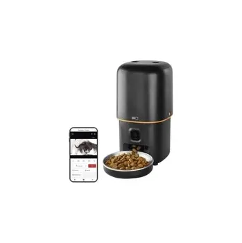 Dávkovač krmiva Smart automat na krmivo EMOS Pet Care s kamerou, 4 l, černý, Wi-Fi Tuya