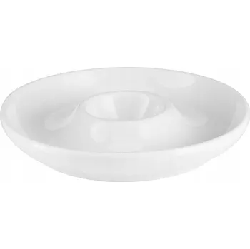 Stojánek na vajíčko VILLA ITALIA Porcelánový kalíšek na vajíčko PLUS WHITE