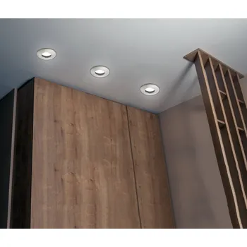 Hermetické saténové stropní svítidlo kulaté IP65 SH-12