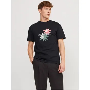 Pánské tričko Jack and Jones Regular Fit Printed Graphic T-Shirt Black M
