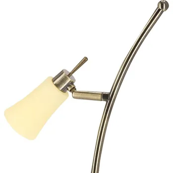 Lampička Stolní lampa 1xG9 55cm patina/bílá Kroton