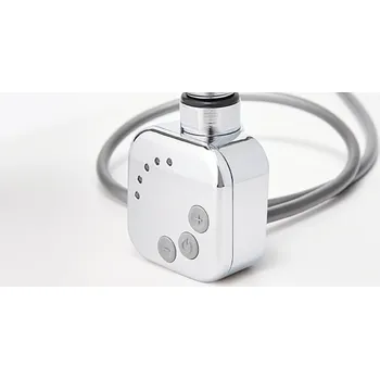 Radiátor P.M.H. Topná tyč PMH HT2-RK s termostatem a rovným kabelem, 300 W, Chrom