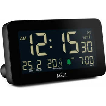 Budík BRAUN BC10 DCF-B radiobudík černá