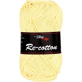 Příze Re-cotton, 81244, žlutá světlá