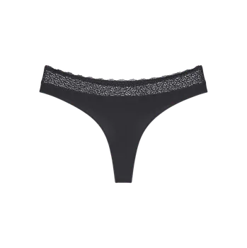 Kalhotky Dámská tanga Feel of Modal String 2P - BLACK - černá 0004 - TRIUMPH BLACK L