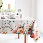 ArtFir Ubrus SUMMER 2 | přírodní/růžová 140 x 180 cm