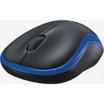Logitech M185 /Bezdrátová/Optická/3 tlačítka/1 000 DPI/ modrá