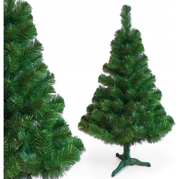 Vánoční stromek ZELENÝ KLASICKÝ UMĚLÝ VÁNOČNÍ STROMEČEK 100 cm STABILNÍ STOJAN