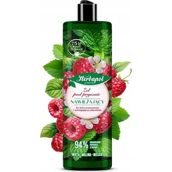 Koupelová kosmetika Herbapol Polana Hydratační Sprchový Gel 400ml Máta Malina Meduňka