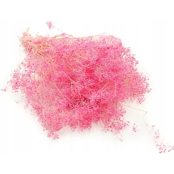 umělá květina Stabilizovaná růžová drobnořezaná latnatá kytice (Gipsówka)