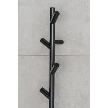 Radiátor P.M.H. Elektrický sušák ručníků PMH Lisa 91 x 1708 mm, 24 W, Černá pololesklá RAL 9017