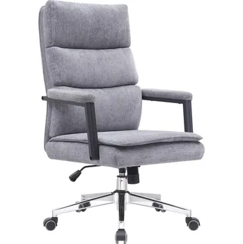 Křeslo Tempo Kondela Zonnos(šedá + chrom)