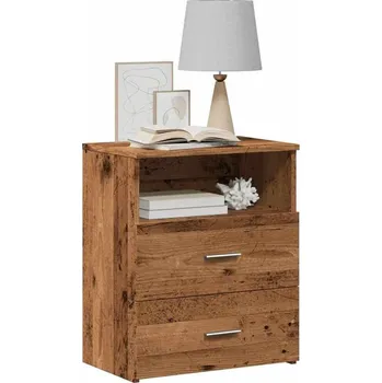 Noční stolek vidaXL Noční stolek 50 x 32 x 60 cm [803280] Barva: Staré dřevo